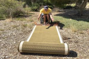 accessing beach in wheelchair